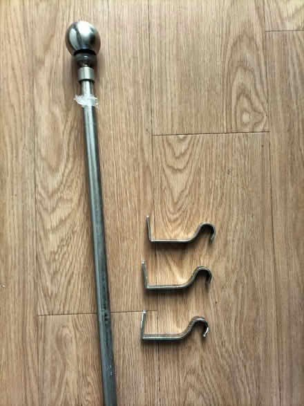 Photo of free Matt chrome curtain pole (Wollaton NG8) #3