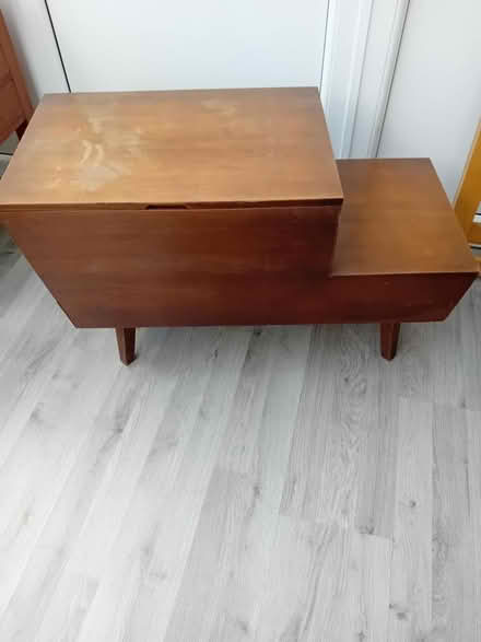 Photo of free Vintage sewing storage table (Blandford DT11) #3