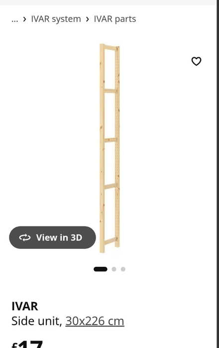 Photo of free IKEA Ivar uprights & a corner post (Kidderminster) #1