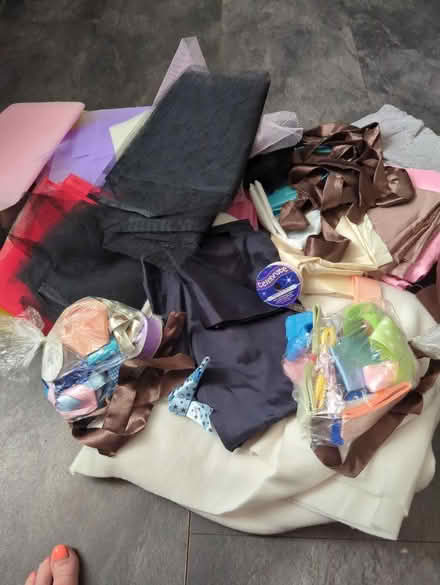 Photo of free Loads of material and Ribbons (Chessington KT9) #1