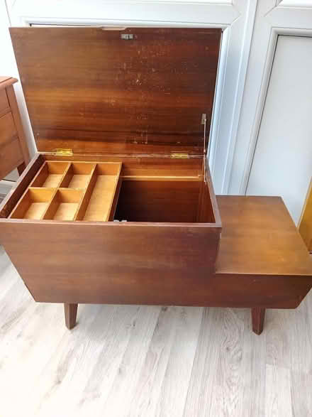 Photo of free Vintage sewing storage table (Blandford DT11) #1