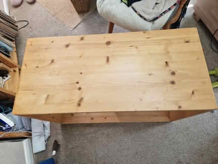 Photo of free Pine shelving unit (Stanstead St Margarets SG12) #1