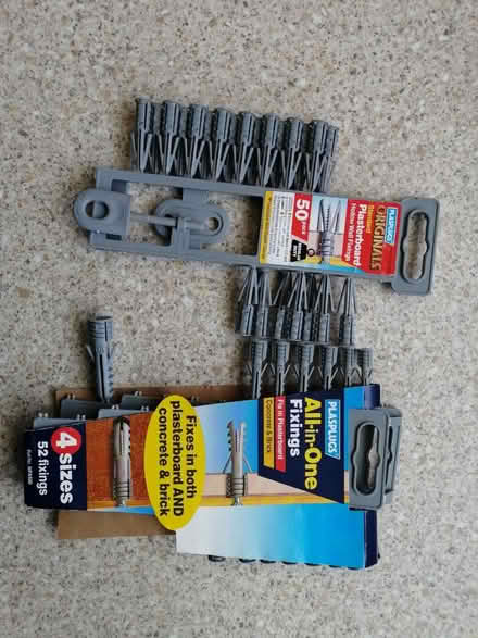 Photo of free Plasterboard Wall Plugs (Wolverhampton (WV10)) #1