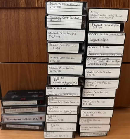 Photo of free Hi-8 8mm Video Cassettes (Martinez, near Ace Hardware) #1