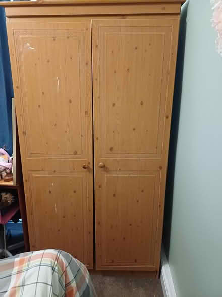 Photo of free Wooden Double Wardrobe (B28 - Hall Green) #1