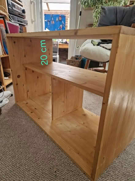 Photo of free Pine shelving unit (Stanstead St Margarets SG12) #4