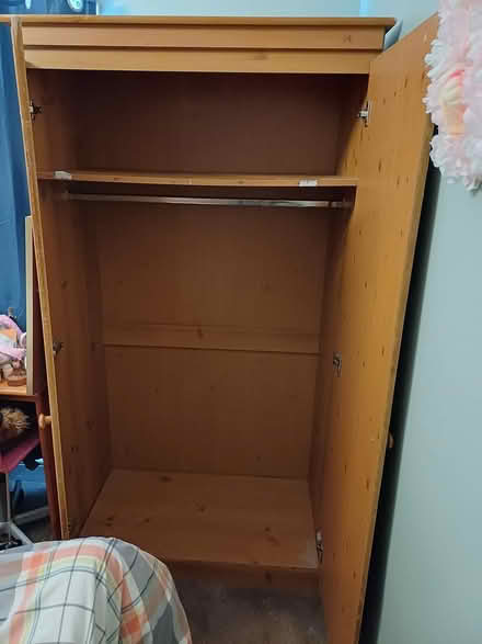 Photo of free Wooden Double Wardrobe (B28 - Hall Green) #2