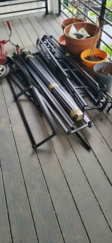 Photo of free Full size bed frame dissembled (Petworth) #1