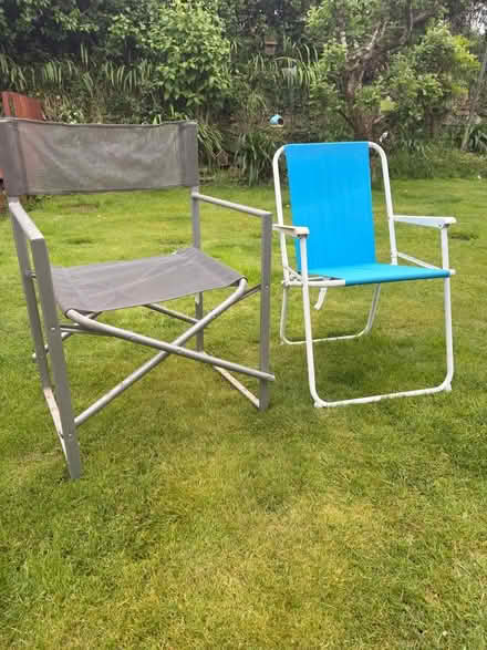 Photo of free Fold up garden chairs (Newlyn TR18) #1