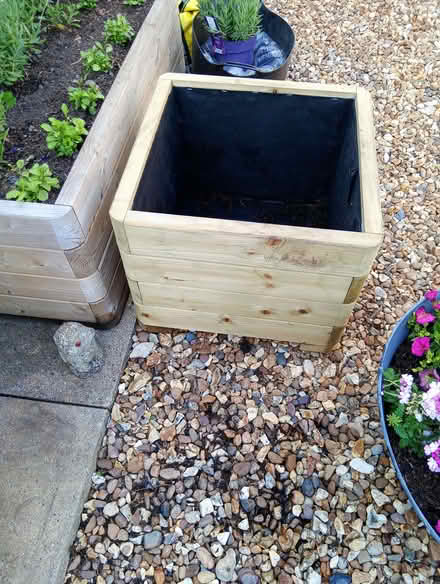 Photo of free Large wooden lined trough (Heacham PE31) #3