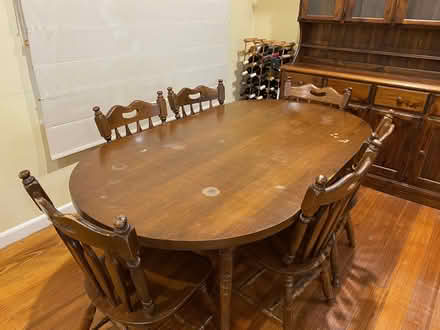 Photo of free 7 piece dining set (Highett) #1