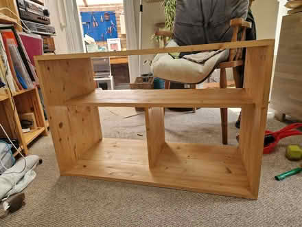 Photo of free Pine shelving unit (Stanstead St Margarets SG12) #2