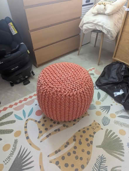 Photo of free Orange pouffe (OX4 Boulter Street) #1