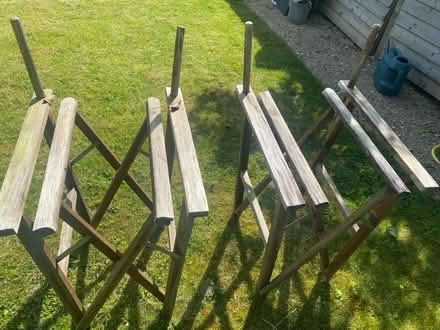Photo of free 5 outdoor director chair frames (Oldfield Park, Bath) #2