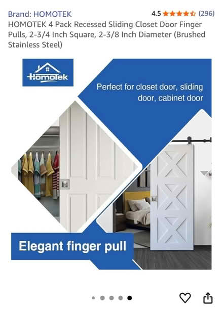 Photo of free HOMOTEK Door Finger Pulls (Erin Mills&QEW) #3