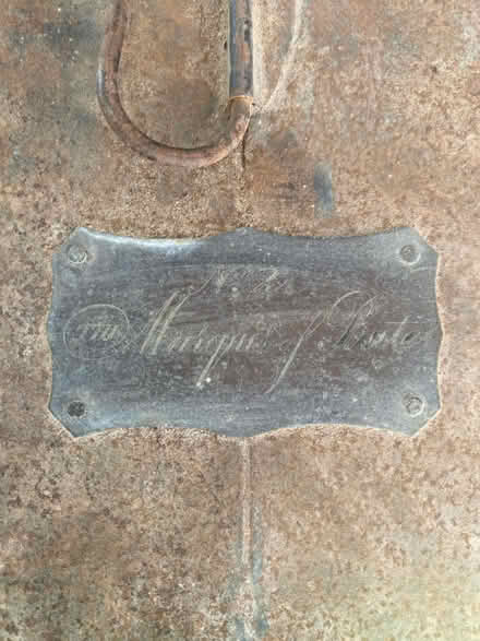 Photo of free Antique Tri corner tin hat box (Oldfield Park, Bath) #2