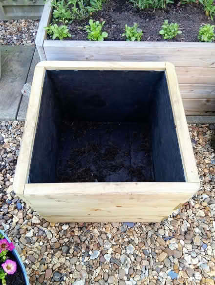 Photo of free Large wooden lined trough (Heacham PE31) #2
