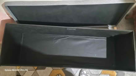 Photo of free Grey velour fold up storage box. (Foxwood YO24) #2