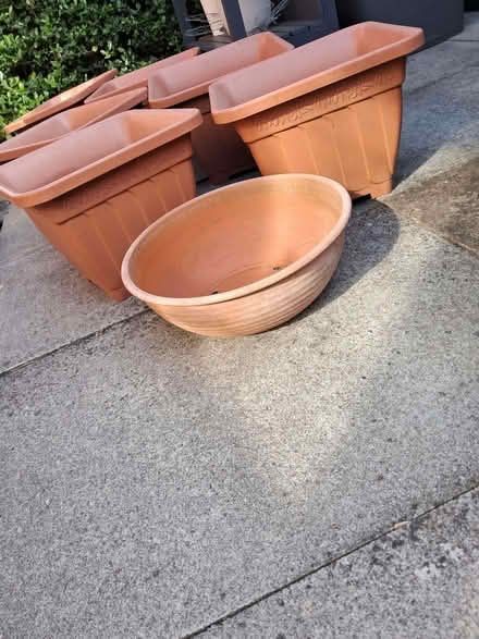 Photo of free 6 Square planters + 1 Bulb Planter (Kimberley NG16) #3