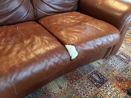 Photo of free Leather sofa and love seat (Montpelier VA) #3