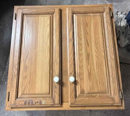 Photo of free Nice wood cabinets (Acton area) #1