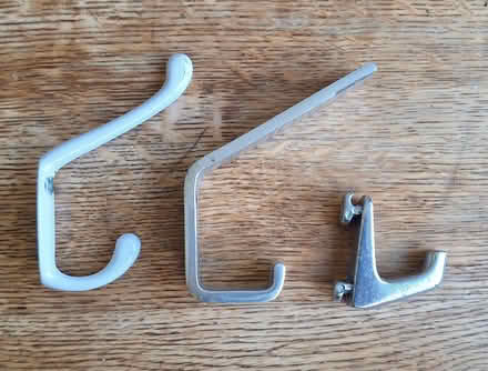Photo of free Collection of metal coat hangers/hooks (Epping CM16) #1