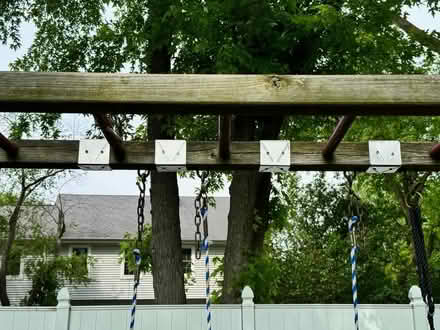 Photo of free Backyard swing set and slide (Batavia) #3