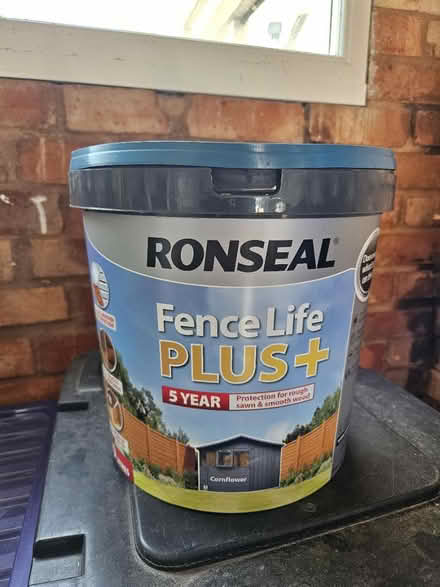 Photo of free Exterior wood paint (cornflower) (EX8) #1