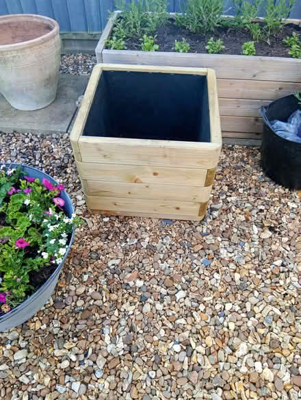 Photo of free Large wooden lined trough (Heacham PE31) #1
