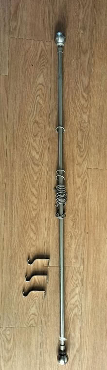 Photo of free Matt chrome curtain pole (Wollaton NG8) #4