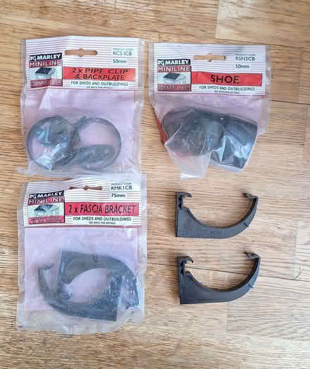 Photo of free Collection of unused 50mm Gutter/Downpipe Fittings (Epping CM16) #1
