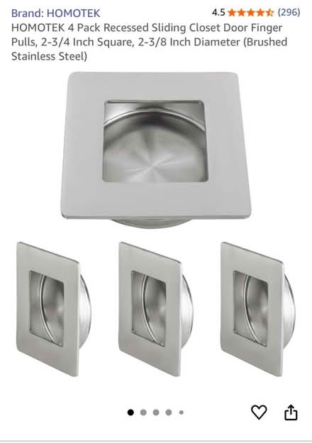 Photo of free HOMOTEK Door Finger Pulls (Erin Mills&QEW) #1