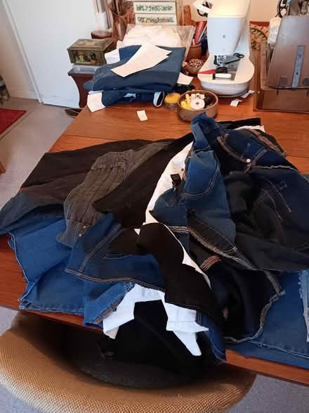 Photo of free Denim fabric & jeans (Chipping Ongar CM5) #1