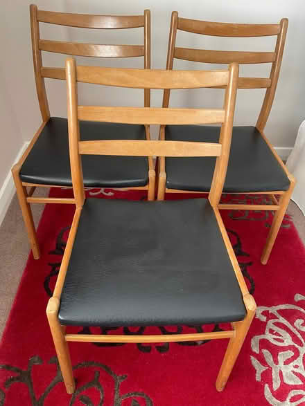 Photo of free 3 dining chairs (Lower Stratton SN3) #1