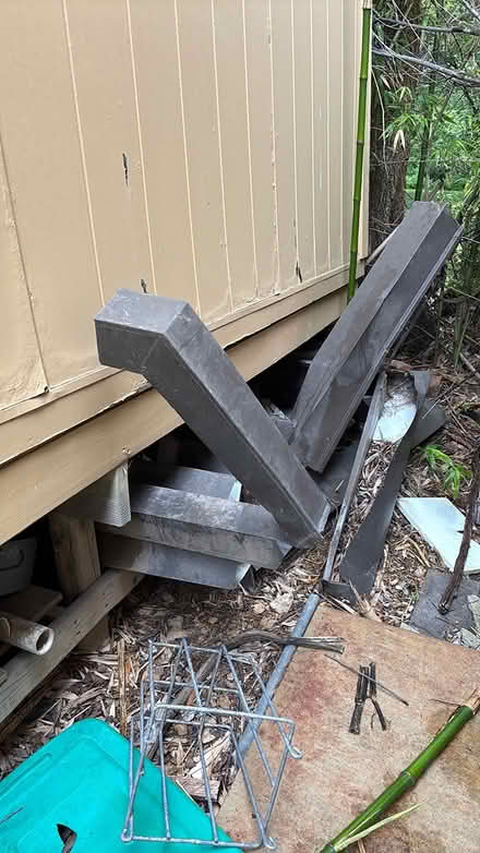 Photo of free metal gutters (Near River oaks) #1