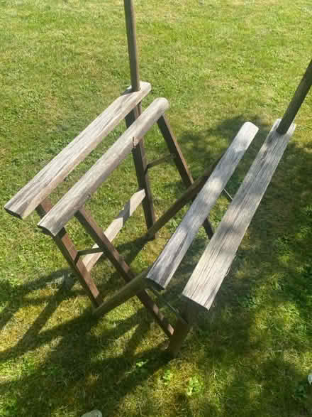 Photo of free 5 outdoor director chair frames (Oldfield Park, Bath) #1