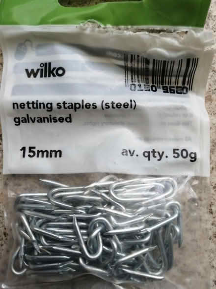 Photo of free Netting staples (Wolverhampton (WV10)) #2