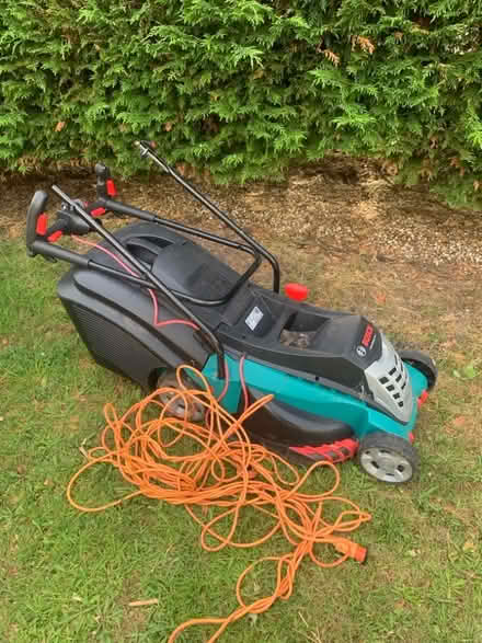Photo of free Bosch Lawnmower - broken - good for parts (Burgess Hill RH15) #1