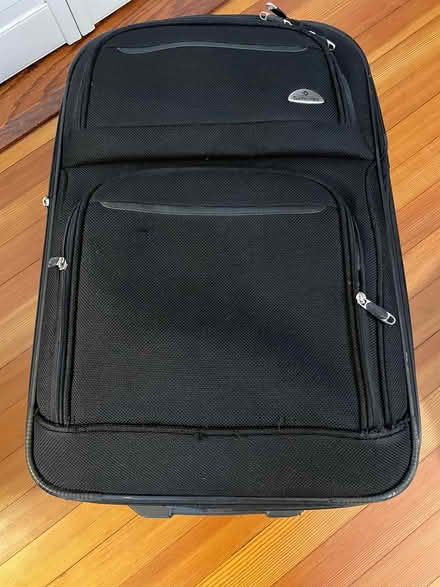 Photo of free black 2-wheeled suitcase (Brookline) #1