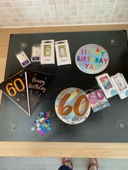 Photo of free Birthday candles/banner/badges (Crawley RH11) #1