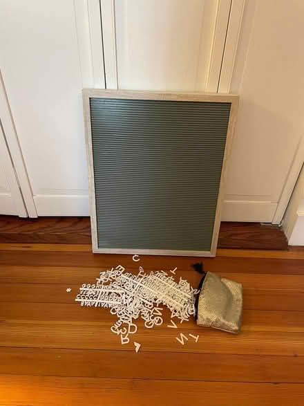 Photo of free Letter board with letters (Brookline) #2