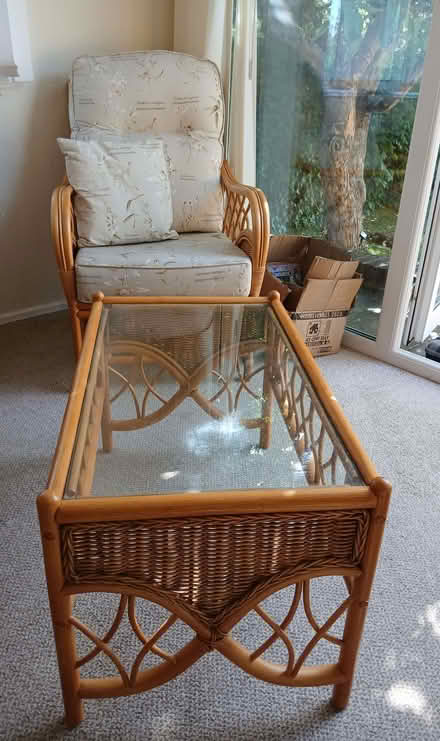 Photo of free 4 peice cane furniture (Fairlands GU3) #2