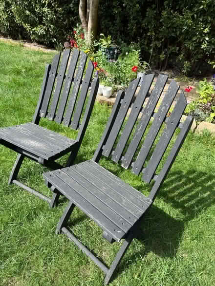 Photo of free Folding Garden Chairs (Fleet GU51) #2