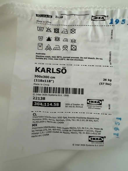 Photo of free IKEA Karlso replacement canopy (Whitton TW3) #2
