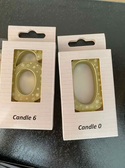 Photo of free Birthday candles/banner/badges (Crawley RH11) #3