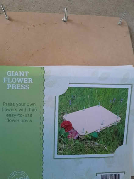Photo of free Flower press (Smiths Estate OX28) #1