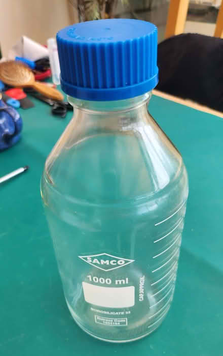 Photo of free Borosilicate glass water bottle 1000ml (Drylaw EH4) #1