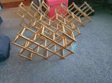 Photo of free 4 x folding wine racks (Stirling FK7) #2