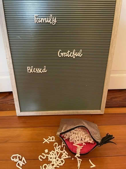 Photo of free Letter board with letters (Brookline) #1