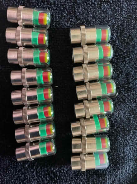 Photo of free Tyre pressure indicators x20 (Clayton brook PR5 8) #1